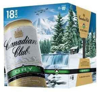 Picture of CANADIAN CLUB DRY 330ML CANS 18 PACK