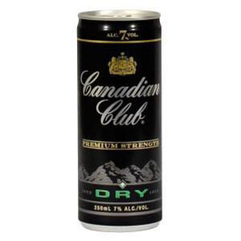 Picture of Canadian Club n Dry 7% 12pk Cans 250ml