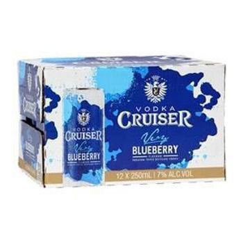 Picture of Cruiser Blueberry 7% 12 Pack Cans 250ml