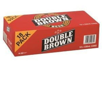 Picture of DB Double Brown 18 PK Cans 330ML