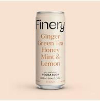 Picture of Finery Sugar Free Ginger Green Tea Mint & Honey  250ml cans 24-PACK CLEARANCE SHORT DATED