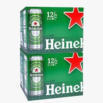 Picture of Heineken 12 Pack 250ml CANS - Bundle of 5
