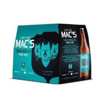 Picture of Macs Three Wolves Pale Ale 12 Pack Bottles 330ml