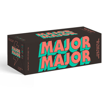 Picture of Major Major Vodka Peach/Apple 6% 10PK 330ML Cans
