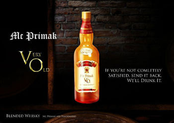 Picture of MR PRIMAK VERY OLD WHISKY CANADIAN 37% 350ML