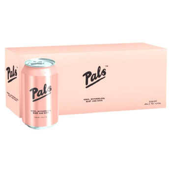 Picture of PALS VODKA WATERMELON, MINT AND SODA 5.0% 10Pk 330ML CANS