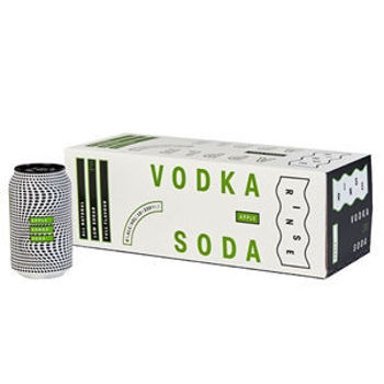 Picture of RINSE APPLE, VODKA & SODA 10PK CANS 330ML  ABV: 6%