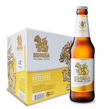 Picture of Singha Beer 330ml 12 pack