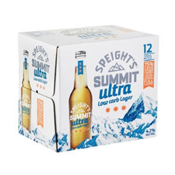 Picture of Speights Summit Ultra low carb 12pk Btls 330ml