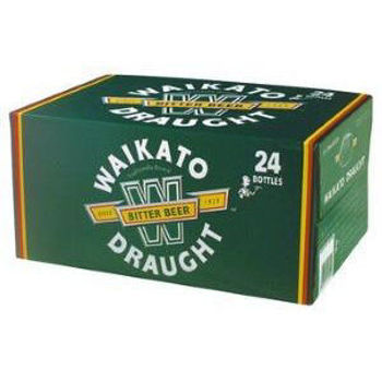 Picture of WAIKATO DRAUGHT 330ML BOTTLES 24 PACK