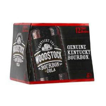 Picture of Woodstock & Cola 5% 12 Pack Bottles 330ml