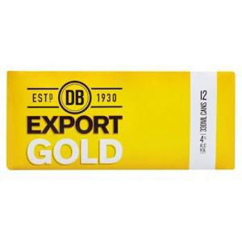 Picture of DB Export Gold 12 Pack Cans 330ml