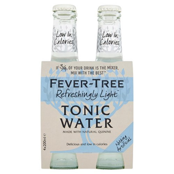 Fever Tree Light Tonic Water 4pack 200ml