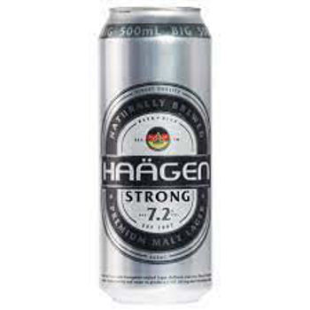 Picture of Haagen Strong Lager 7.2%  500ml (3-CAN-DEAL)