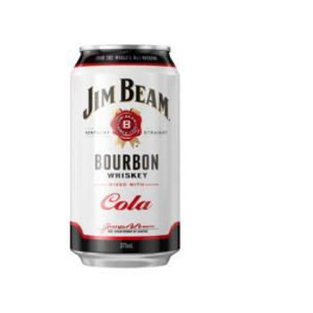 Picture of JIM BEAM & COLA 330ML CANS 10 PACK