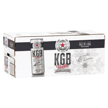 Picture of KBG Vodka & Lemon 7% 250ml 18pk Cans