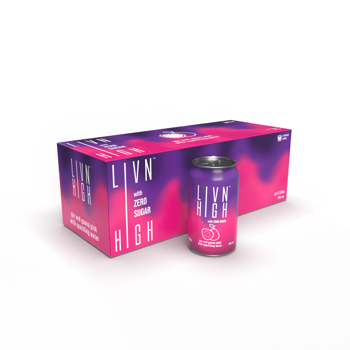 Picture of LIVNHIGH Gin and Guava Pink 330ML 10PK CAN (2 FOR $30)