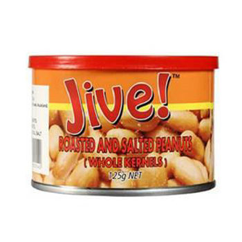 Picture of ROASTED &amp; SALTED PEANUTS TIN 125GM