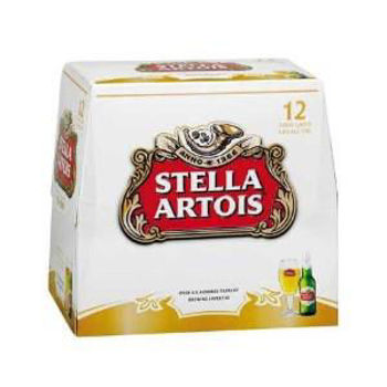 Picture of Stella Artois 12 Pack Bottles 330ml